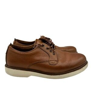 Florsheim Kids‎ Boys Brown Leather Derby Shoes Comfortech Lace Up Size 13 M